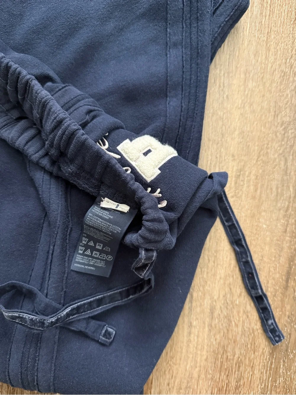 Tommy Hilfiger Women’s Fleece Sweatpants XS Navy Lounge Jogger Drawstring
